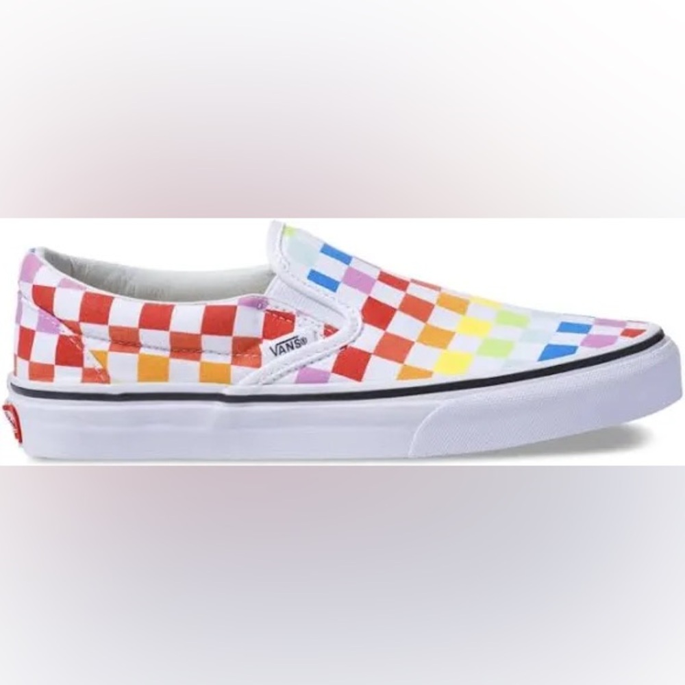 Vans Classic Slip-on Rainbow Checkerboard